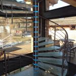 Chamonix spiral staircase M-tech Engineering