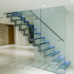 Corn barn residential straight staircase M-tech Engineering
