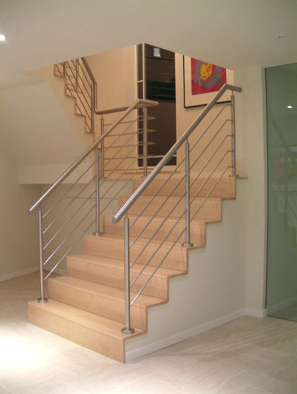 Croft road residential straight staircase M-tech Engineering