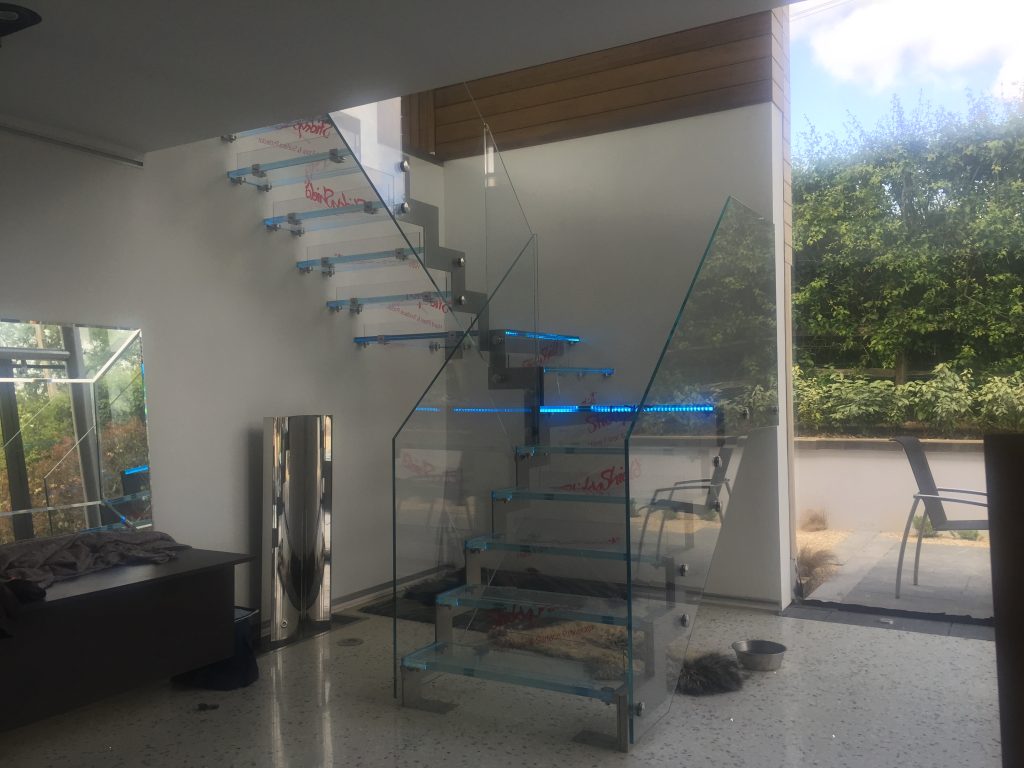 KTA residential straight stairs M-tech Engineering