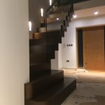 Ladye Bay residential straight stairs M-tech Engineering