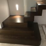 Ladye Bay residential straight stairs M-tech Engineering