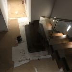 Ladye Bay residential straight stairs M-tech Engineering