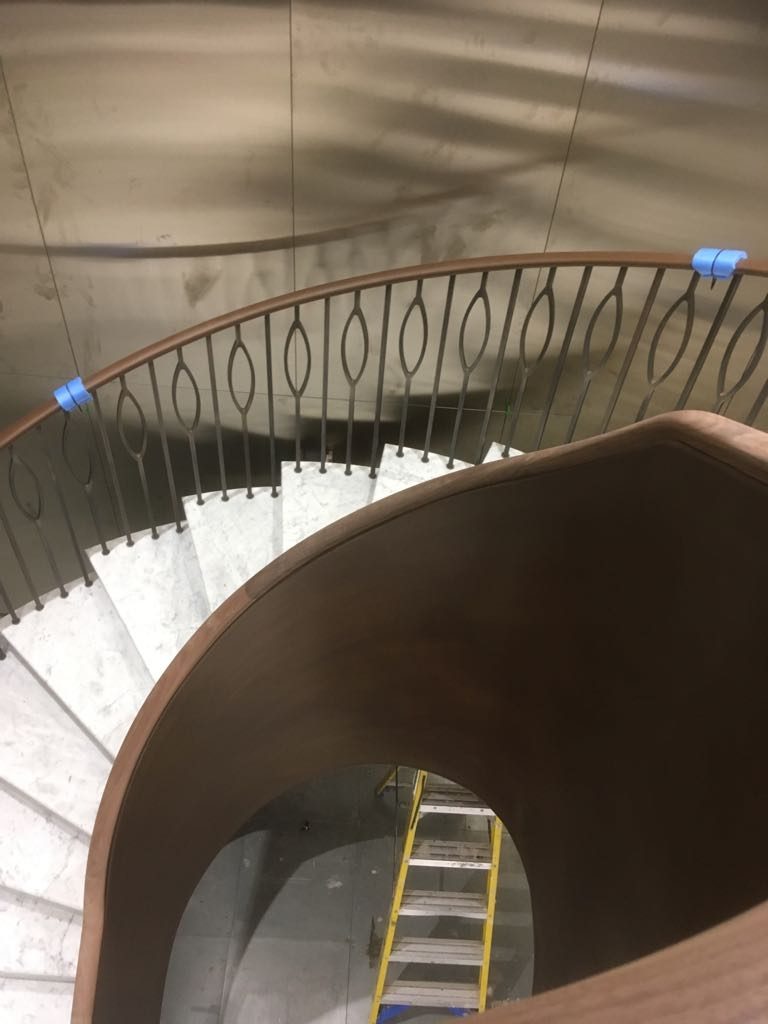 M-tech Engineering Inflexion helical staircase