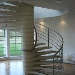 Roselands spiral staircase M-tech Engineering Nottingham