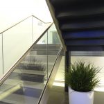 Sterling grey wimpoke street commercial straight staircase M-tech Engineering