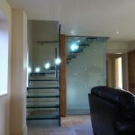 Tony Gill residential straight staircase M-tech Engineering