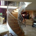 Wisteria barn helical staircase M-tech Engineering Nottingham