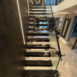 Bespoke staircase designed and built by M-Tech Engineering