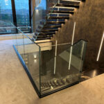 Bespoke staircase designed and built by M-Tech Engineering