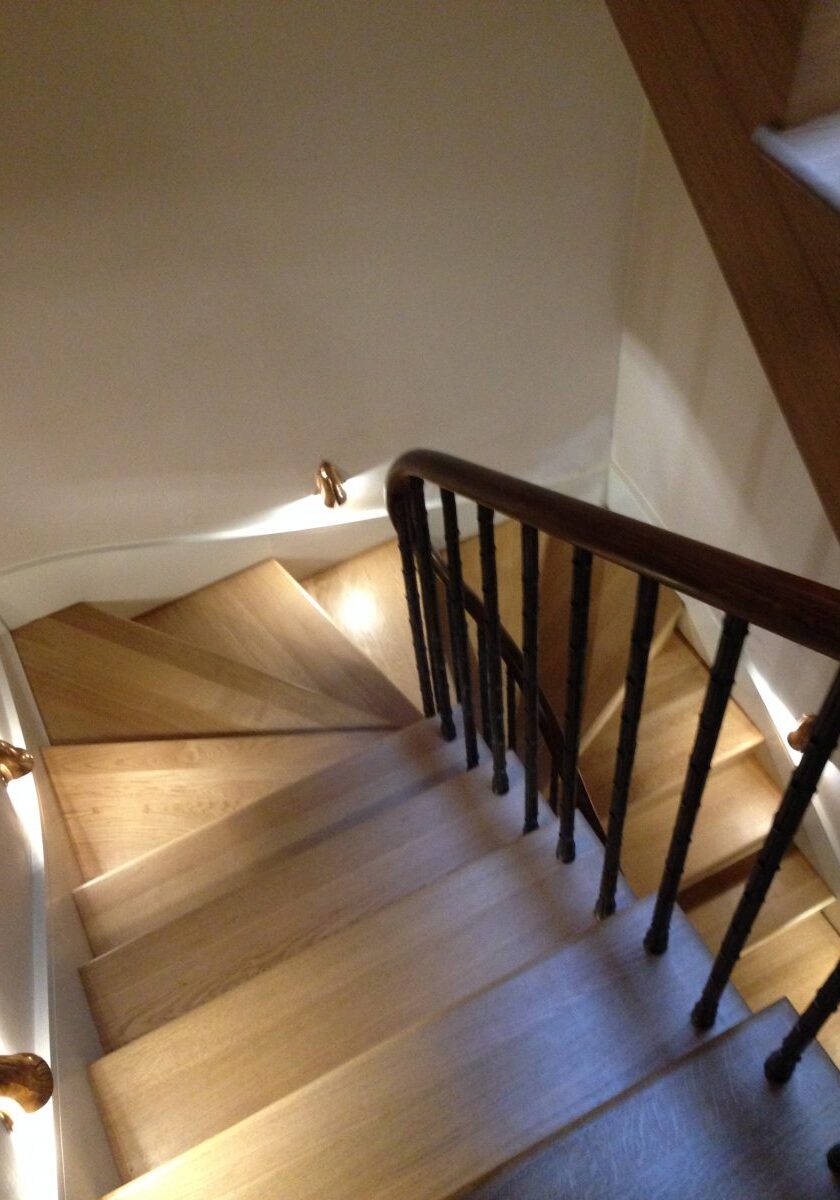 Pembroke gardens residential straight staircase M-tech Engineering